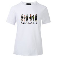 AkoaDa Japanese Anime T-Shirt My Hero Academia Friends Cartoon Printing T Shirt Casual Graphic Tee Tops