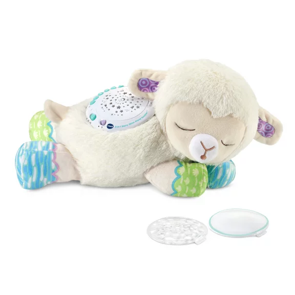 VTech 3-in-1- Starry Skies Sheep Soother Cry-Activated Projector, Just Deals Store Exclusive