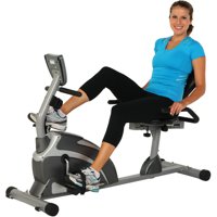 Exerpeutic 1000 High-Capacity Magnetic Recumbent Exercise Bike with Pulse