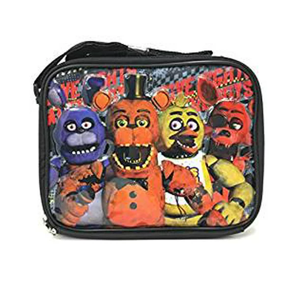 Lunch Bag - Five Nights at Freddy's - Vibrant Black Team 170824