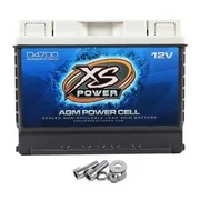 XS Power D4700 Supplemental Car Audio Power 12 Volt AGM Battery with 2900 amp & 50 amp Hours & 105 Minutes of Reserve Capacity