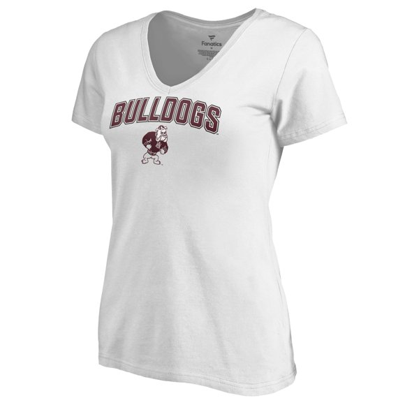 Women's White Alabama A&M Bulldogs Proud Mascot T-Shirt