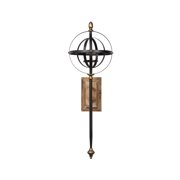 Signature Design by Ashley Dina Black/Gold Finish Wall Sconce