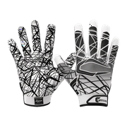 Cutters Game Day Football Receiver Gloves with Silicone Grip, Multiple Colors and Sizes