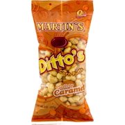 Martins Dittos Buttery Caramel Flavored Corn Puffs - 8 Oz. (3 Bags)