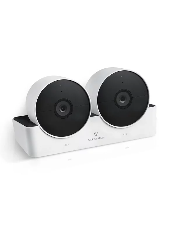 Wasserstein Charging Station for Google Nest Cam - Dual Charging Slot for Nest Cam