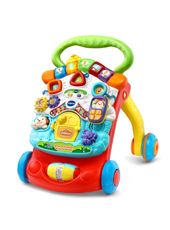 VTech Stroll and Discover Activity Walker 2 -in-1 Toddler Toy 936 months