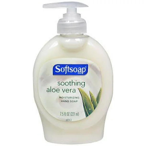 Softsoap Moisturizing Hand Soap Soothing Aloe Vera - 7.5 oz, Pack of 4