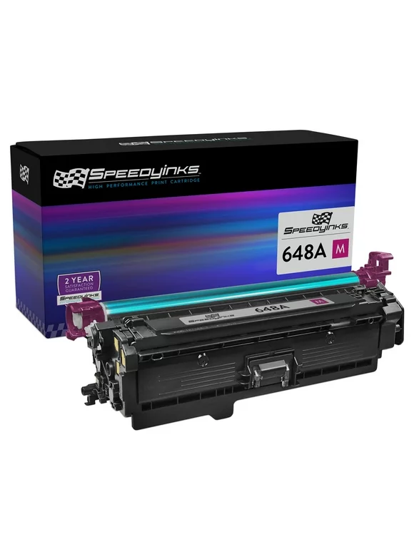 SPEEDYINKS Compatible Toner Cartridge Replacement (Single Pack, Magenta) for HP 648A CE263A works with Printers Color Laserjet: CP4025 CP4525 CP4025n CP4525dn CM4540fskm CM4540f CM4631