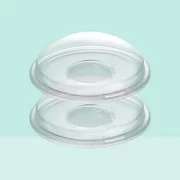 Mgaxyff 2pcs Portable Reusable Prevent Breast Milk Leakage Milk Feeding Postpartum Catcher, Breast Milk Feeding Accessories, Breast Milk Pad