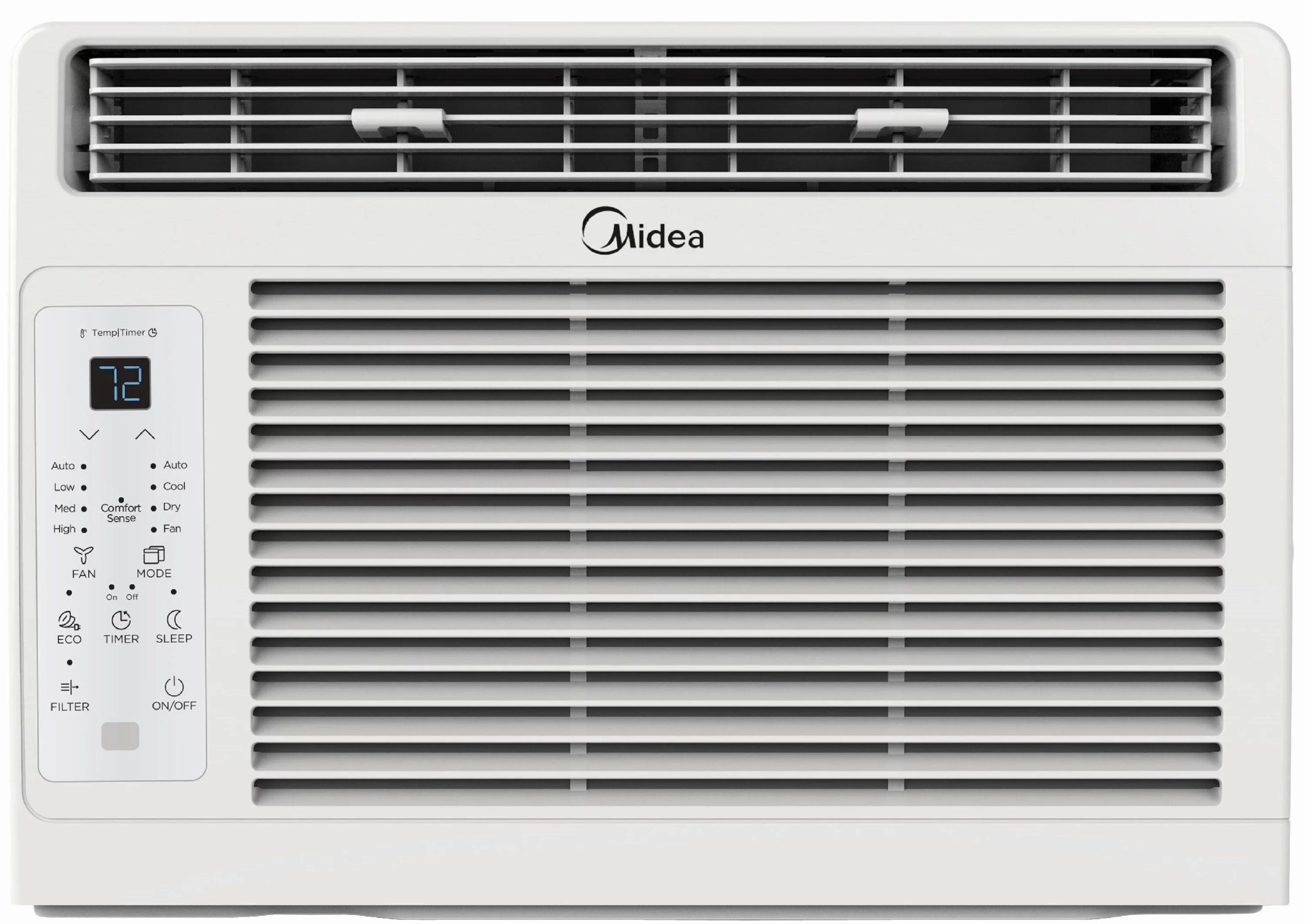 Midea 115V Window Air Conditioner with Remote, White