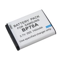 Battpit: Digital Camera Battery Replacement for Samsung ST60 (740 mAh) BP-70A 3.7 Volt Li-ion Digital Camera Battery
