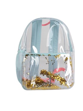 Wonder Nation Clear Backpack with Glitter