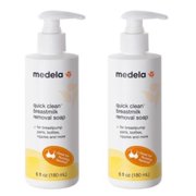 (2 Pack) Medela Quick Clean Breastmilk Removal Soap, 6 fl oz