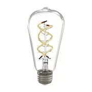 Great Value Vintage Light Bulb 40W Eqv. Amber Light St19 E26 4 Pack