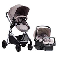 Everillo Pivot Modular Travel System with Safemax Rear-Facing Infant Car Seat