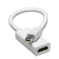 THE CIMPLE CO - White Thunderbolt Mini DisplayPort DP to HDMI - High Speed Cable Adapter 1080/4K