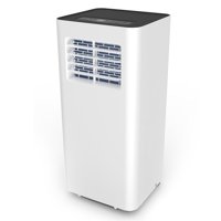 SereneLife SLPAC105W - Portable Air Conditioner - Compact Home A/C Cooling Unit with Built-in Dehumidifier & Fan Modes, Includes Window Mount Kit (10,000 BTU)