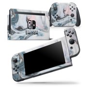 Modern Marble Subtle Blue Mix V2 - Skin Wrap Decal Compatible with the Nintendo Switch 2DS XL (2017)