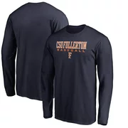 Cal State Fullerton Titans Fanatics Branded True Sport Baseball Long Sleeve T-Shirt - Navy