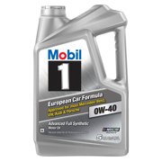 (3 Pack) Mobil 1 European Car Formula Full Synthetic Motor Oil 0W-40, 5 Quart