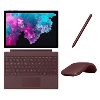 Microsoft Surface Pro 6 2 in 1 PC Tablet 12.3" (2736 x 1824) Touchscreen - Intel Core i5 (up to 3.40 GHz) - 8GB Memory - 128GB SSD - Fanless - Keyboard, Surface Pen and Arc Mouse - Burgundy