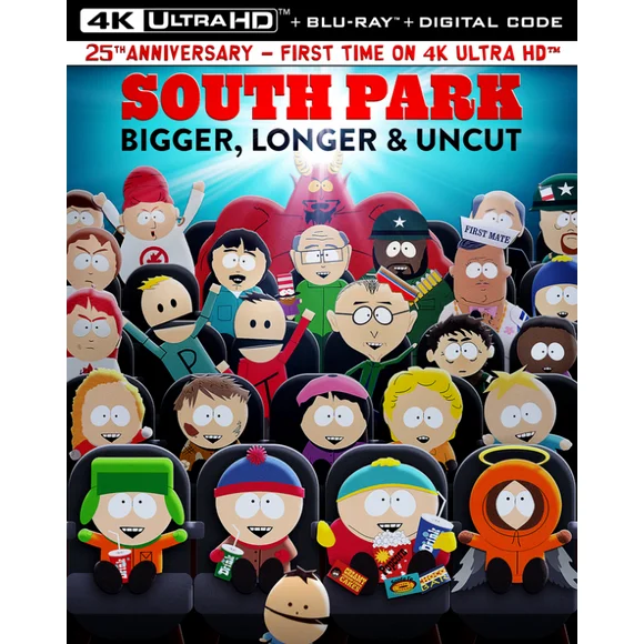 South Park: Bigger, Longer & Uncut "25th Anniversary" (4K Ultra HD + Blu-ray + Digital)