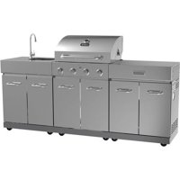 Better Homes and Gardens 4-Burner Stainless Steel Gas Island