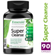 Emerald Laboratories (Rainforest) - Super Cleanse - with Konjac Root, Triphala, European Milk Thistle & Psyllium Husk - Cleanse/Detoxify the Body, Supports Digestive System - 90 Vegetable Capsules