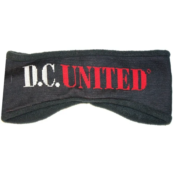 MLS Licensed D.C. United Fleece Lined Team Name Ear Warmer Headband
