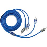 Kicker K-Series 2-Channel RCA Interconnect Cable, 5m, Blue