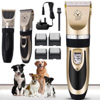 Professional Mute Cordless Electric Pet Cat Dog Hair Cutting Clipper Trimmer Shaver Grooming Set Kit