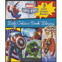 Marvel Little Golden Book Library (Marvel Super Heroes) : Spider-Man; Hulk; Iron Man; Captain America; The Avengers