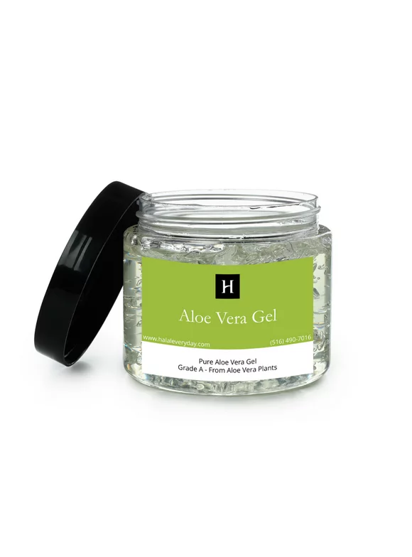Aloe Vera Gel 4 oz.- 100% Pure Organic Soothing Moisturizing Skin Care Lotion BULK