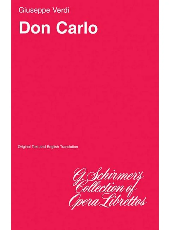 Don Carlos : Libretto (Paperback)