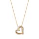 image 0 of Brilliance Fine Jewelry Slide Heart Pendant Necklace, 18"