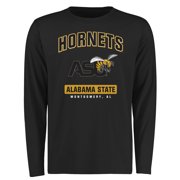 Alabama State Hornets Campus Icon Long Sleeve T-Shirt - Black