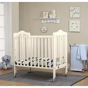 Orbelle Baby Infant Noa Three Level Portable Crib - French White
