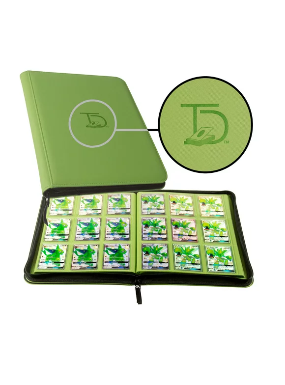 TopDeck 500 Card Pocket Binder Pro | 9 Pocket Trading Cards Album | Side Load Sleeves | Pokemon/MTG/Yugioh/TCG Folder | Trading & Sports Holder | Apple