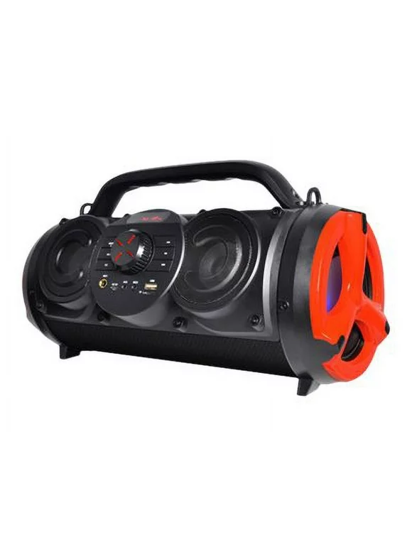 Boytone BT-18RG - Boombox speaker - for portable use - 2.1-channel - 25 Watt - red-orange