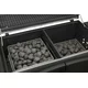 image 5 of Dyna-Glo X-Large Premium Dual Chamber Charcoal Grill - 816 sq.in. of Cooking Area Stainless Steel