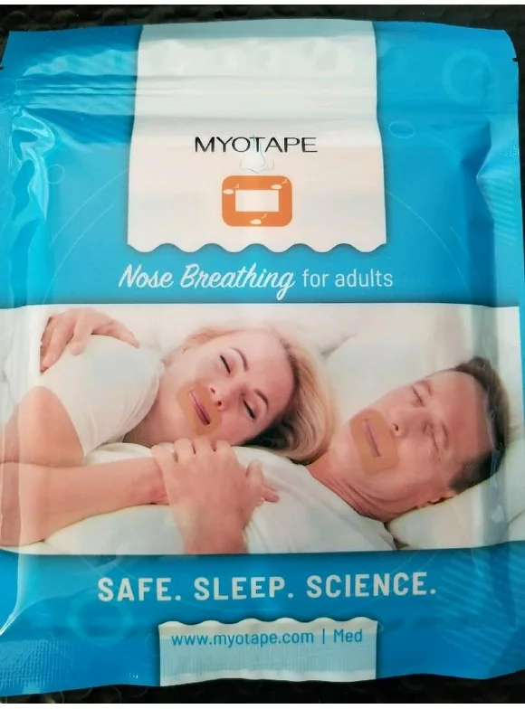 MYOTAPE Sleep Strips for Teens & Petite Adults | Restores Nasal Breathing. Breathe Through Your Nose During Sleep & Reduce Mouth Breathing & Snoring [Expert Designed Mouth Tapes Using Elastic Tension]