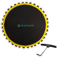 SkyBound Premium Trampoline Replacement Mat with 88 V-Rings & 147" Wide (Fits 14ft Diameter Frame & 7" Springs) W/SunGuard Protection