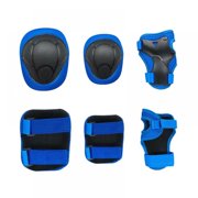 6pcs/set Children Wrist Elbow Knee Protective Pad Protectors Skating Sports Gear Set