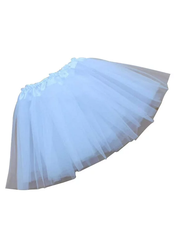Women Adult Lady Tutu Tulle Skirt Fancy Skirt Dress Up Party Dancing Dress