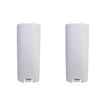 Lot 2 2X Wii Remote Battery Cover Shell White