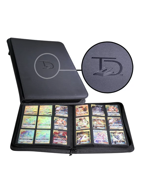 TopDeck 500 Card Pocket Binder Pro | 9 Pocket Trading Cards Album | Side Load Sleeves | Pokemon/MTG/Yugioh/TCG Folder | Trading & Sports Holder |