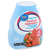 (2 Pack) Great Value Simply Clear Strawberry Watermelon Drink Enhancer, 1.62 fl oz