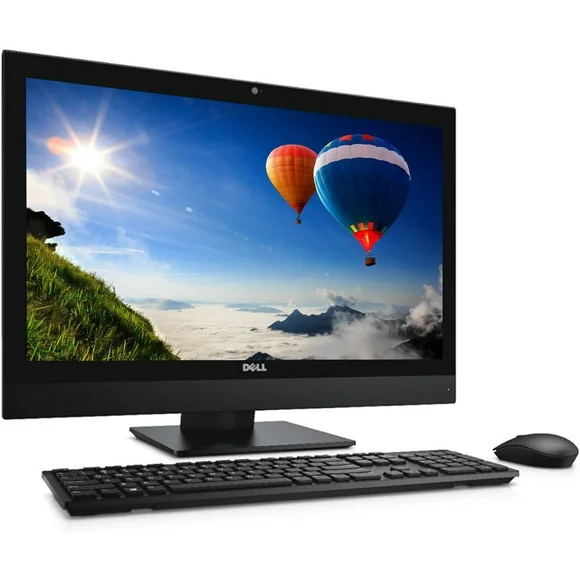 Restored Dell 7450 23.8" All in One Desktop Computer, Intel Quad-Core i5 Processor, 8GB Memory, 500GB HDD, Wi-Fi, Bluetooth, Webcam with Wireless Keyboard & Mouse - Windows 10 PC (Refurbished)
