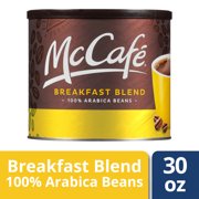 (2 Pack) McCafe Light Roast Breakfast Blend Ground Coffee, Caffeinated, 30 oz Can